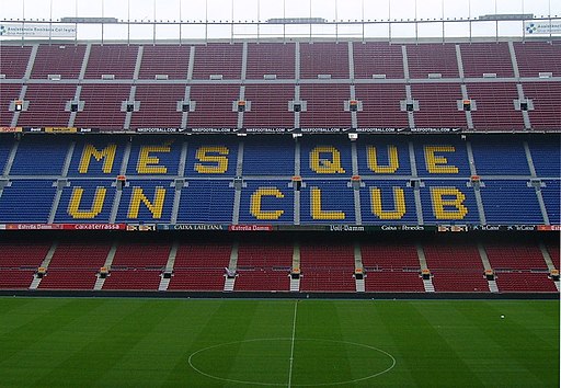 Camp Nou Barcelona with children