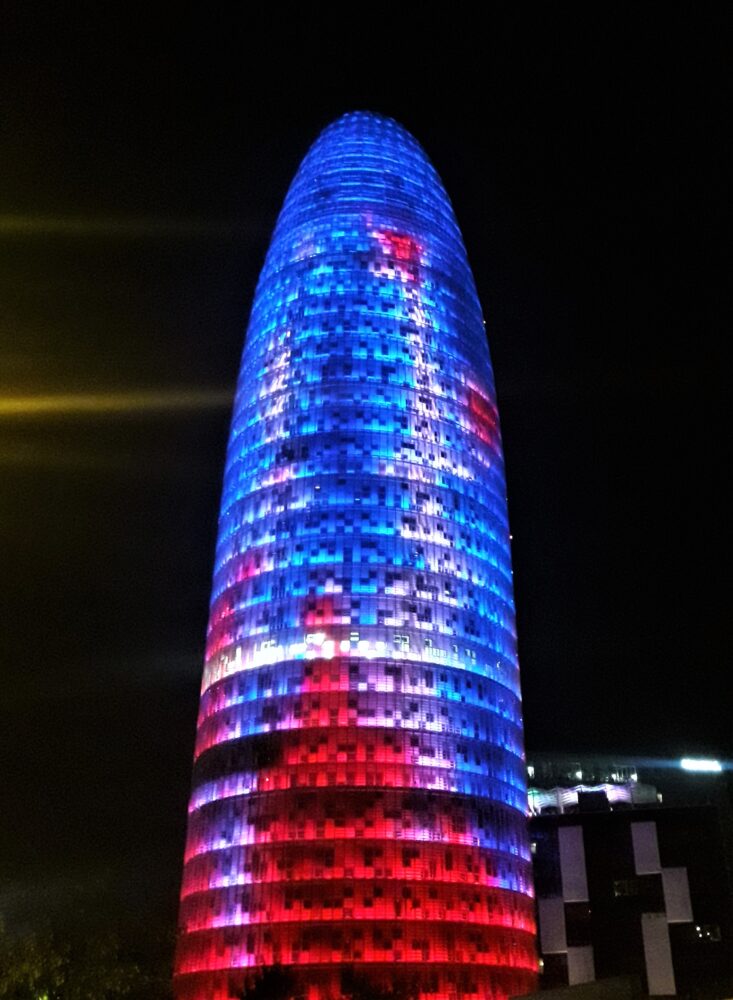 torre agbar barcelona agbar tower 22@ district Barcelona