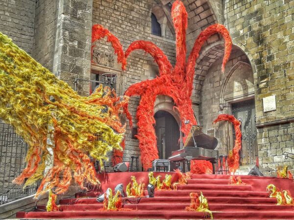 Plaça del rei Sant Jordi Barcelona