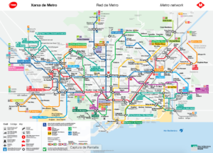 metro barcelona public transportation