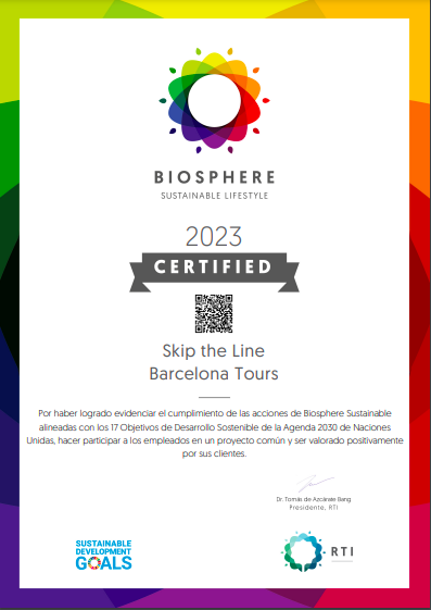 Certificacion biosphere 2023 Certificación Biosphere