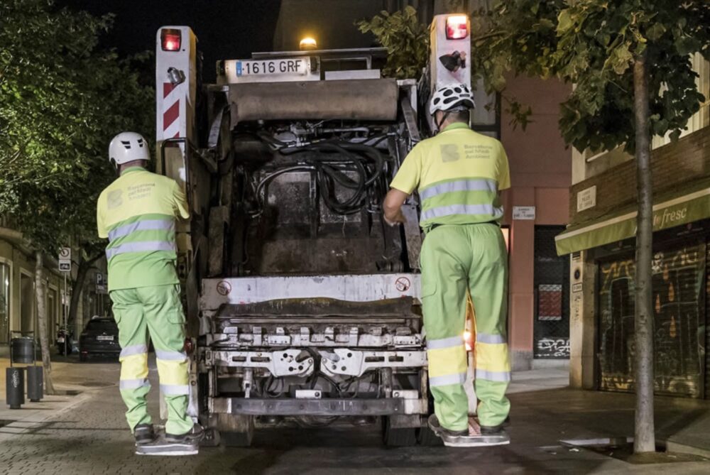 Barcelona garbage system
