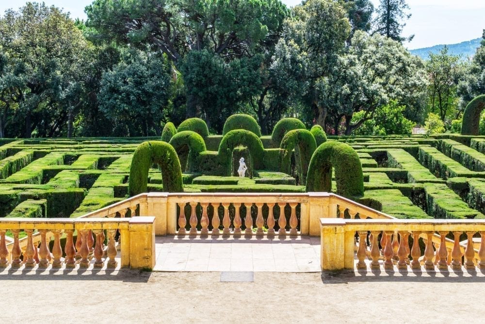 Parque del Laberinto Barcelona con niños Parque del Laberinto Barcelona con niños